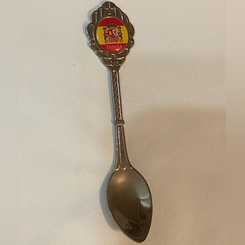 NWOT collectible silver plated spoon. Spain